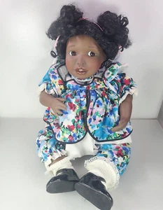 Vintage Doll Hamilton Collection 19” Porcelain “WHITNEY” By Virginia E Turner - Picture 1 of 24