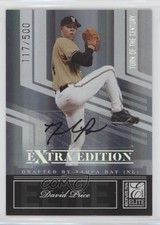 2007 Donruss Elite Extra Edition Turn of the Century Signatures David Price Auto