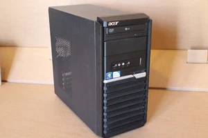 ACER VERITON M288 STEEL PC GAMING CASE VINTAGE FULL METAL STEEL RETRO GOOD CONDITION - Picture 1 of 12