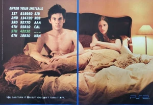 2000 VINTAGE 2 PAGE PRINT AD - PS2 PRINT AD . HIGHSCORE IM BETT. LUSTIG - Bild 1 von 1
