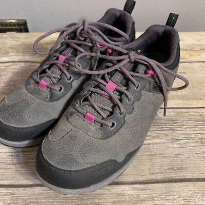 Rockport Gris Damas Tenis Zapatos 7 M Caminar/Senderismo Cuero Impermeable Foto 1 de 4