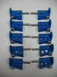 PANADENT MOTION ANALOG S COMPLETE SET OF 5 PSH PCH DENTAL ARTICULATOR 0.5 - 2.5 - Picture 1 of 3