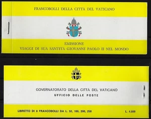 1982 Vaticano GIOVANNI PAOLO II Libretti Viaggi del Papa del 1981 MNH** - Imagen 1 de 1