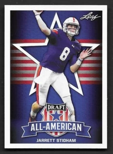 2019 Leaf Draft #72 Jarrett Stidham AA New England Patriots - Picture 1 of 1
