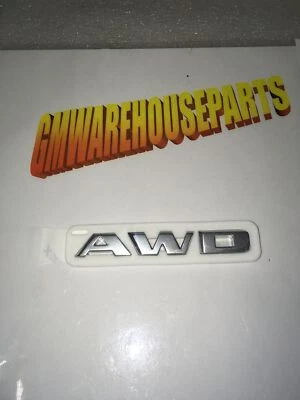 2017-2019 CADILLAC CTS ATS CT6 XTS CHROME "AWD" TRUNK EMBLEM 84604285 Foto 1 de 2