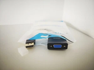 Benfei Display Port to VGA Cable In Silver As Pictured - Picture 1 of 2