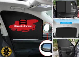 2x Accesorios Magnéticos Coche Parasol Cortina Ventana Pantalla UV Visera Protector Cubierta - Imagen 1 de 10