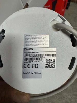 IC Realtime IPMX-W40F-IRW1 4MP IP Indoor/Outdoor Sm Size Vandal Dome. - Image 1 of 2
