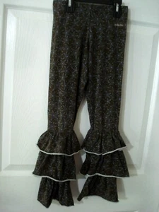 Matilda Jane Paint by Numbers Brown Blue Stars Pants Size 10  - Picture 1 of 6