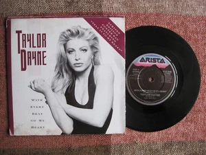 TAYLOR DAYNE - WITH EVERY BEAT OF MY HEART (LIMIT. ED.) - 7" 45 rpm vinyl record - Picture 1 of 3