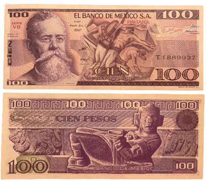Mexico 100 Pesos 1982 Banknote World Paper Money UNC - Image 1 of 1