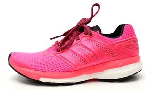 $130 ADIDAS TECHFIT pink fabric running sneakers sz. 5 (UK 3.5, EU 36) - Picture 1 of 6