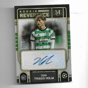 2023-24 Topps Champions League Museum Auto Card : Odin Thiago Holn #020/299 - Picture 1 of 2