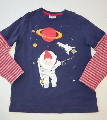 Camisa manga larga Hanna Andersson Space Gnome talla 140 (10) Foto 1 de 2
