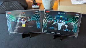 Red Bull & Mercedes Topps F1 Lights Out Powertrain Bundle X2 Cards Parallel/99