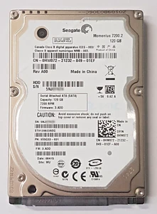 120 GB SATA Seagate Momentus 7200.2 ST9120823ASG 8MB HDD 2.5 " Internal Hard - Picture 1 of 1