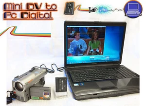 MiniDV Player / Recorder Kit ~ Convert Copy Mini DV to DVD, PC + CAMCORDER! - Picture 1 of 8