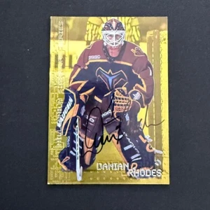 99-00 BAP Millennium Gold Signature autógrafo automático #13 Damian Rhodes Thrashers - Imagen 1 de 1