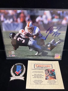 JOHN LYNCH SIGNED 8X10 FOTO CREAMSICLE BUCCANEERS AUTOGRAMM BECKETT ZEUGE - Bild 1 von 5