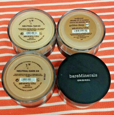 Bare Escentuals bareMinerals ORIGINAL SPF15 Foundation XL 8g 0.28oz PICK COLOR - Image 1 of 3