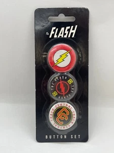 DC Comics The Flash Buttons Set - Picture 1 of 2