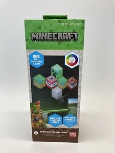 Minecraft MOB and Blocks LED RGB Panel Set of 6 Novelty Wall Lights - Picture 1 of 1