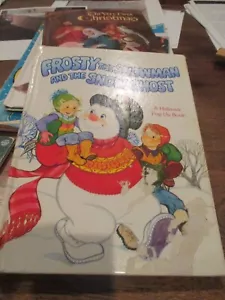Vintage Hallmark Pop Up Book Frosty the Snowman & the Snow Ghost - Picture 1 of 8