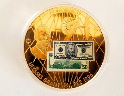 Ulysses Grant $50 Bank Note - 2oz - Image 1 of 3
