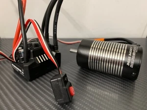 WP-Max10 SCT 80A 1/10 3665 3400KV RC Car Truck Brushless ESC Motor Combo TRX - Picture 1 of 9