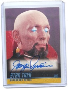 Star Trek TOS The Original Series Joseph Ruskin (Galt) autograph auto card #A50