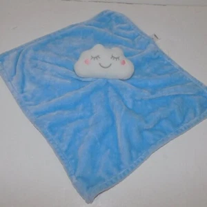 George Blue White cloud Plush Security Blanket Baby Lovey nunu Soother - Picture 1 of 6