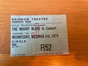 Moody Blues Ticket 1973 - Picture 1 of 2