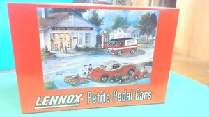 Vintage-- CROWN--LENNOX-PETITE PEDAL CARS--3 Set--in Box--Die Cast-China - Picture 1 of 6
