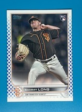2022 Topps Blue Stars #308 Sammy Long Giants Rookie/299