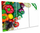 Fresh Kitchen Vegetables Picture TREBLE CANVAS WALL ART Print