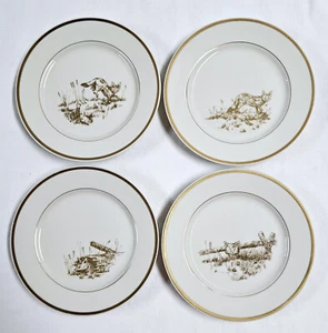 4 Fitz & Floyd The Hunt Brotteller 6 1/2" Teller Set Fuchsjagd - Bild 1 von 8