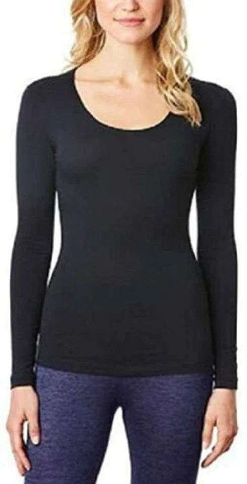 32 Degrees Women's Long Sleeve Black Shirt Size Medium Tlf8l201c0 1047675 BL
