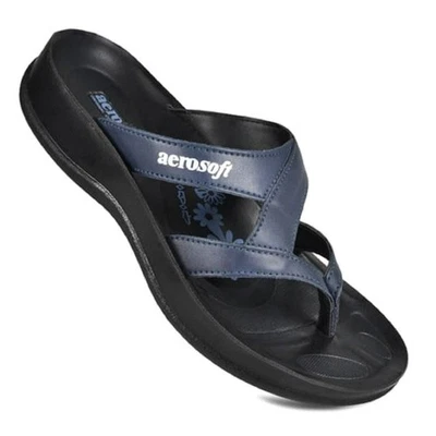 Aerosoft Women's Kumo Original Navy Sandal size 8 NIB - Image 1 of 4