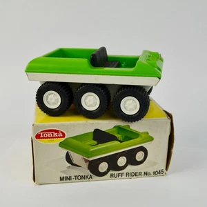 Tonka Mini-Tonka Rough Rider #1045 verde con caja original LEER - Imagen 1 de 10