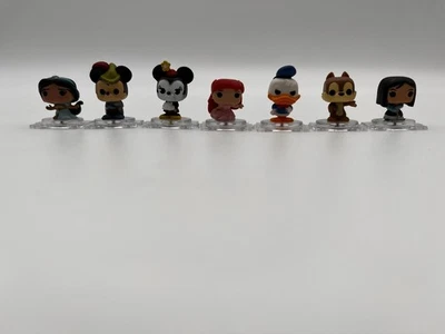 Funko Disney Bitty Pop! Juego de 7- Minnie~Mickey~Donald~Chip~Ariel~Mulan~Jasmine Foto 1 de 4
