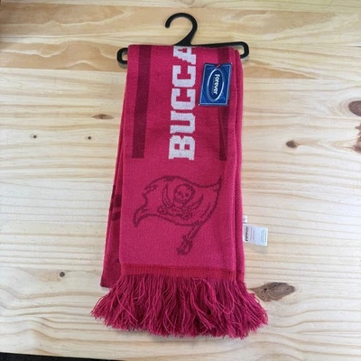 NWT FOCO Tampa Bay Buccaneers Red Scarf NFL Breast Cancer Awareness - Image 1 of 4