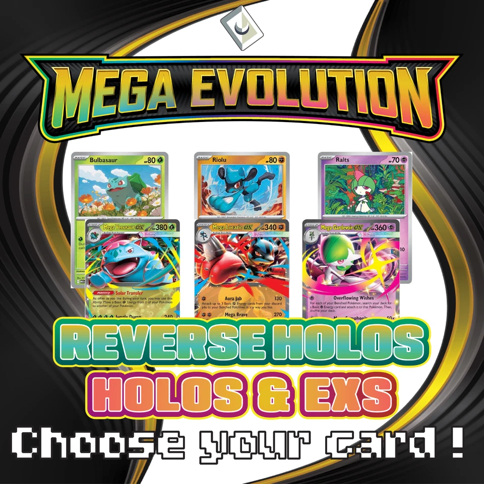 Mega Evolution MEG Master Set Choose Your Card! Holo/Reverse Holo/Ex Pokemon TCG - Image 1 of 1