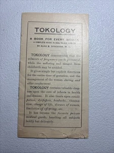 1920’s TOKOLOGY Complete Guide To Woman’s Health And Disease Alice B Stockham - Bild 1 von 6