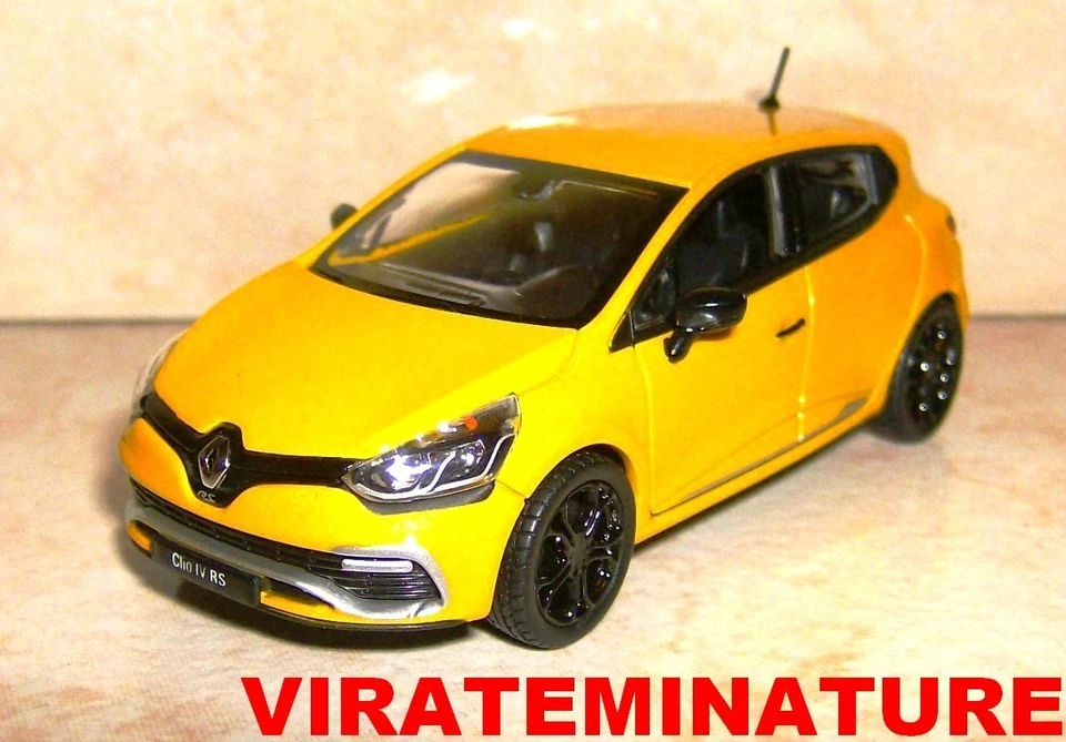 RENAULT CLIO 4 RS ANNEE 2014 JAUNE SIRIUS NOREV BOITAGE RENAULT AU 1/43 - Photo 1/1
