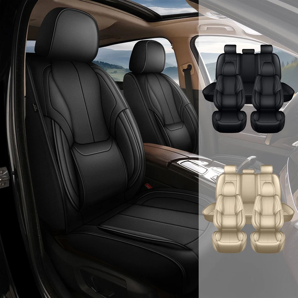 Seat Covers For Jeep Liberty 2002-2012 PU Leather Car Cushion ( 2/5 Seats ) Foto 1 de 1