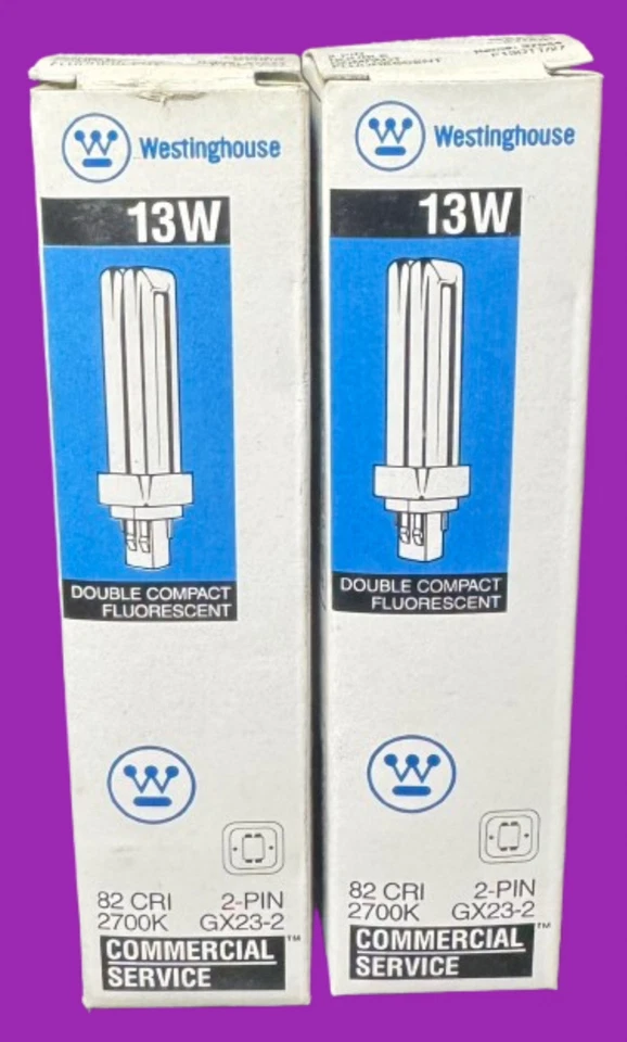 Westinghouse 37044 F13dtt Compact Fluorescent 13 Watt 2700k Gx23-2 2-pin 12448