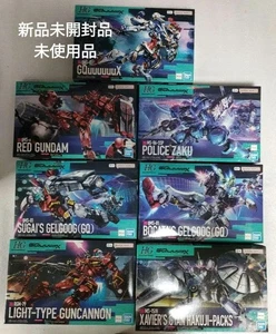 GUNDAM GquuuuuuX Red Guncannon Gelgoog GQ Gyan Zaku HG SET 6 1:144 Model Kit - Picture 1 of 7