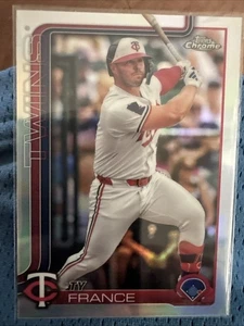 2025 Topps Chrome REFRACTOR Ty France #228 Minnesota Twins - Picture 1 of 2