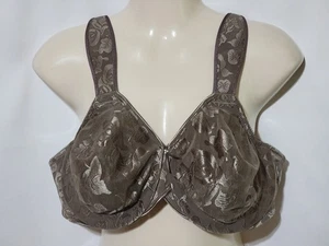 NWOTS WACOAL AWARENESS SEAMLESS FULL COVERAGE UW BRA 85567 JACQUARD BROWN 42D - Picture 1 of 5