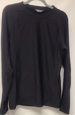 Ibex Black Long Sleeved Merino Wool Shirt Mens - Image 1 of 4